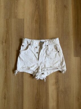 Zara High-Rise Denim Shorts